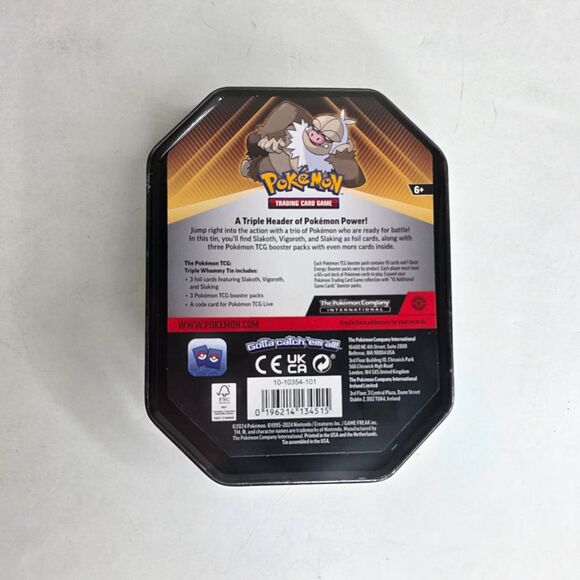 Pokemon Triple Whammy Tins Darkrai Slaking Tyranitar - Set of 3 - Factory Sealed - Picture 9 of 10